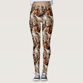 Meerkats En Triangles, Dames Leggings (Devant)