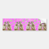 Meerkats ik doe trouwdag, Bumpersticker (Voorkant)