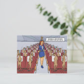 Meerkats sur une carte postale plate (Debout devant)