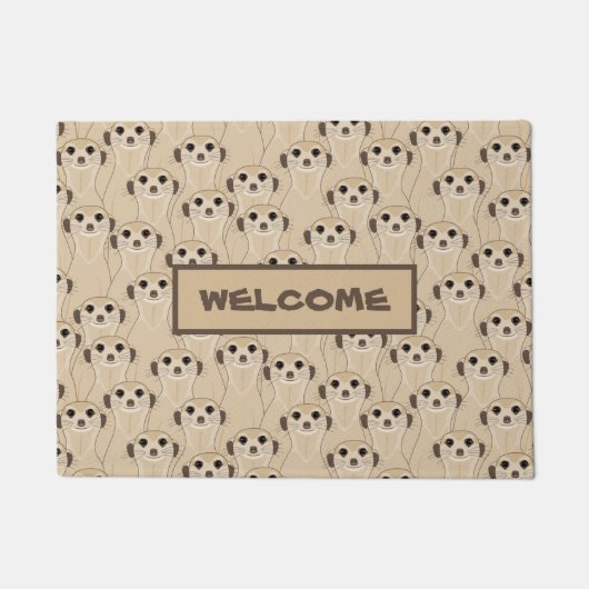 Meerkats - Suricata Deurmat (Voorkant)