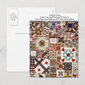 Meerkeuze Quilt Feestdagenkaart (Voorkant / Achterkant)