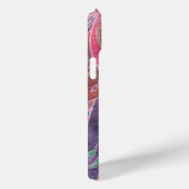 Meerkleurig Abstract Roze, Paarse, Blauw Case-Mate iPhone Case (Achterkant / Rechts)