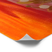 Meerkleurig Abstract Stripes Poster (Hoek)