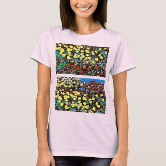 Meerkleurig bloemig Shirt (Voorkant)