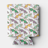 Meerkleurig Bra-patroon Blikjeskoeler (Achterkant)