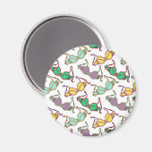 Meerkleurig Bra-patroon Magneet (Voorkant / Achterkant)