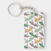 Meerkleurig Bra-patroon Sleutelhanger (Voorkant)