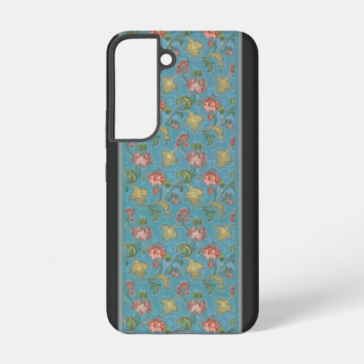 Meerkleurig Flowers Patroon Samsung Galaxy Hoesje (Achterkant)