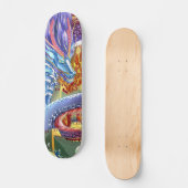 Meerkleurig Flying Legendary Dragon Skateboard (Voorkant)