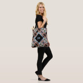Meerkleurig geborduurd Patchwork Boho Chic Draagtas (Op model)