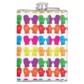 Meerkleurig gebreid Mittens Thunder_Cove Heupfles (Achterkant)