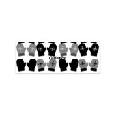 Meerkleurig gebreid Mittens Thunder_Cove Rubberstempel (Gestempeld)