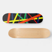 Meerkleurig gelinkt skateboard (Horizontaal)