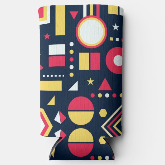 Meerkleurig geometrisch vormenpatroon (Voorkant)