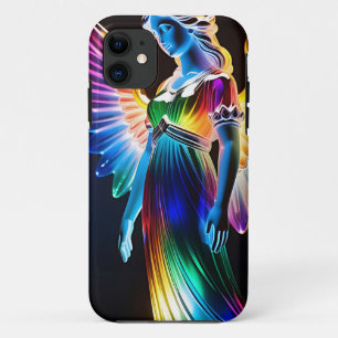 Meerkleurig glas Engel iPhone 11 Hoesje