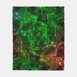 Meerkleurig marmer in natuurlijk patroon, De mix v Fleece Deken