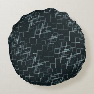 MEERKLEURIG NAADLOOS GEOMETRISCH DIAMANTPATROON ROND KUSSEN