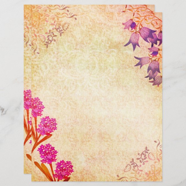 Meerkleurig  papier voor bloemkool (Voorkant / Achterkant)