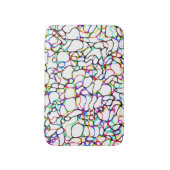 Meerkleurig patroon badmat (Voorkant Verticaal)