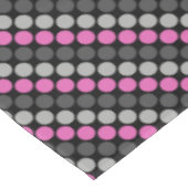 Meerkleurig patroon Retro Sixties Polka Dots Grijs Tafelkleed (Gekanteld)