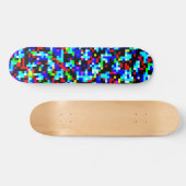 Meerkleurig patroon skateboard (Horizontaal)