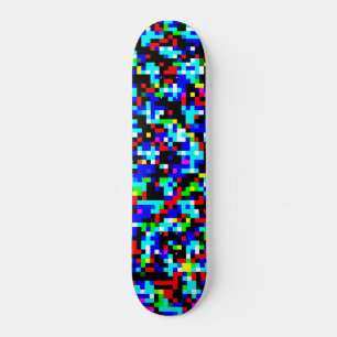 Meerkleurig patroon skateboard