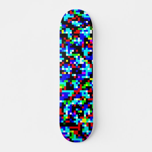 Meerkleurig patroon skateboard (Voorkant)
