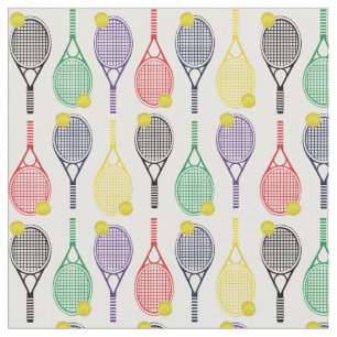 Meerkleurig patroon van de Racquet Ball van de Ten Stof