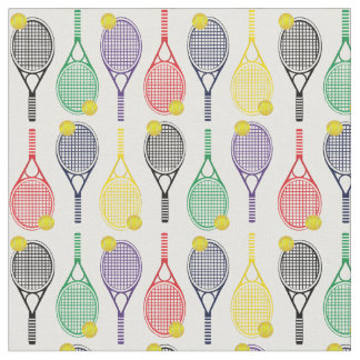 Meerkleurig patroon van de Racquet Ball van de Ten Stof