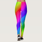 Meerkleurig, regenboog leggings (Achterkant)