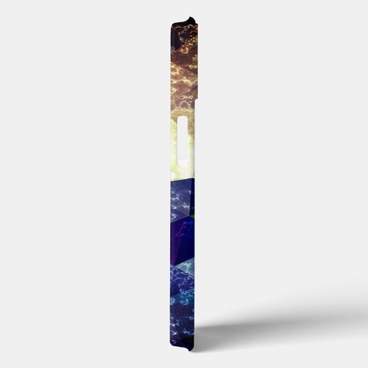 Meerkleurig veelhoekpatroon . Case-Mate iPhone case (Achterkant / Rechts)