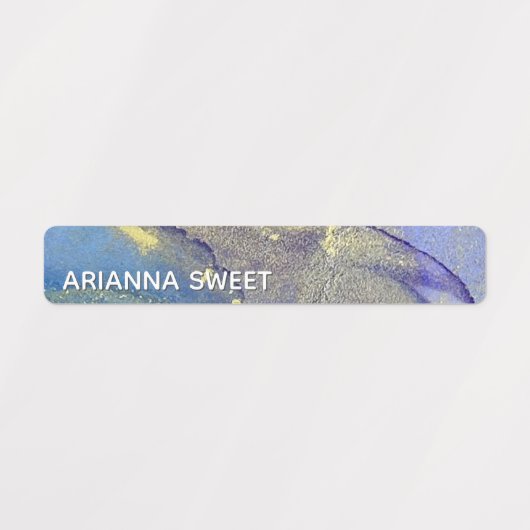 Meerkleurige Abstracte alcoholinkt waterdicht Labels (Design 1)