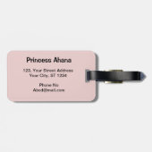 Meerkleurige Abstracte Bagagelabels (Achterkant horizontaal)