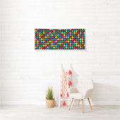 Meerkleurige appels spandoek (Insitu)