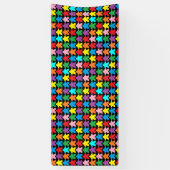 Meerkleurige appels spandoek (Verticaal)