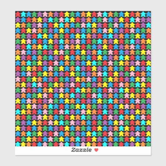 Meerkleurige appels sticker (Vel)