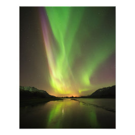 Meerkleurige Aurora Foto Afdruk