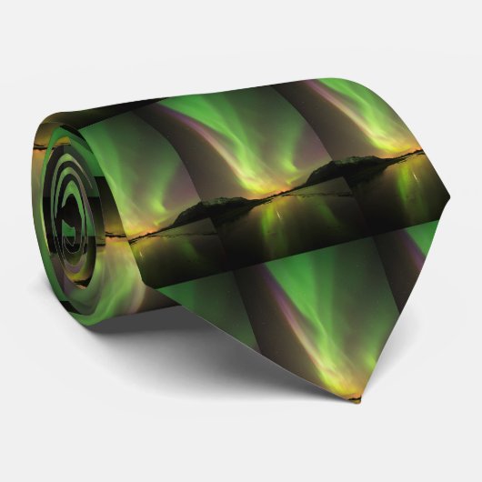 Meerkleurige Aurora Stropdas (Opgerold)