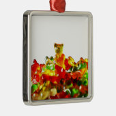 Meerkleurige Beren Metalen Ornament (Rechts)