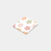 Meerkleurige bloemen post-it® notes (Schuin)