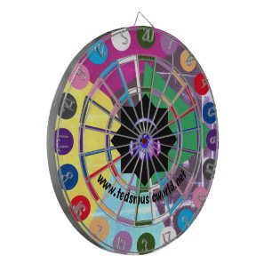 Meerkleurige Dartboard-set Dartbord