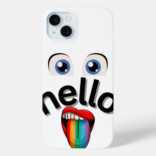 Meerkleurige dummy gezichten Case-Mate iPhone case (Achterkant)