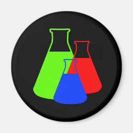 Meerkleurige Erlenmeyer Magneet