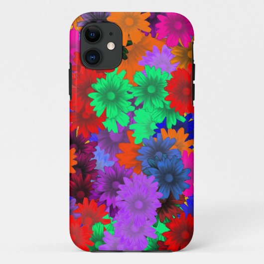 Meerkleurige floraal Case-Mate iPhone case (Achterkant)