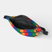 Meerkleurige geometrische Fanny Pack Heuptasje (Open)