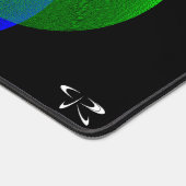 Meerkleurige geometrische fusie Muismat mat (Hoek)