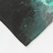 meerkleurige gitaar fleece deken (Hoek)