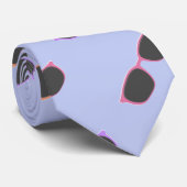 Meerkleurige glazen stropdas (Opgerold)