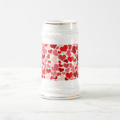 Meerkleurige harten Patroon-20367 Bierpul (Center)