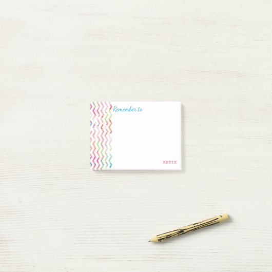 Meerkleurige herinneringsnotities post-it® notes (Op bureau)